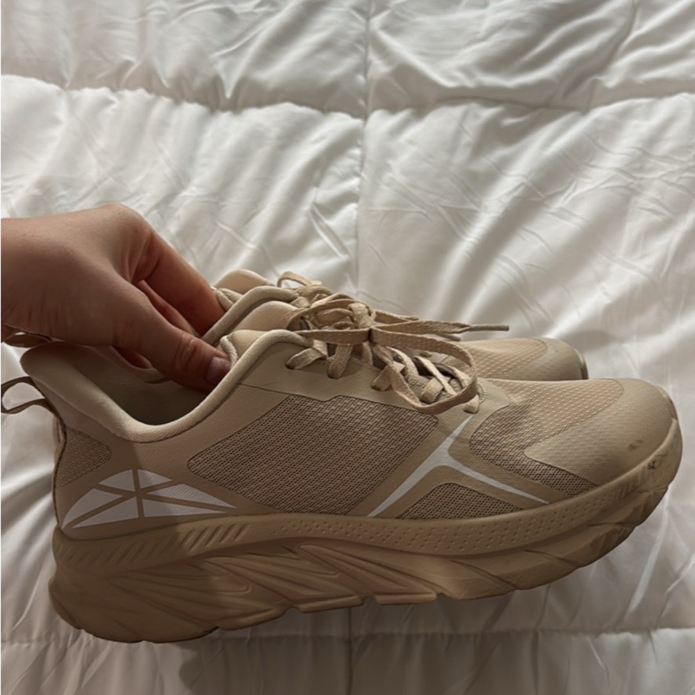 Beige Athletic Sneakers